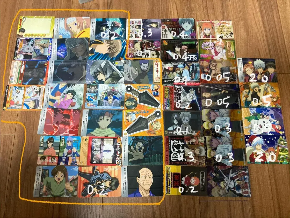 Gintama Story Cards Metal Cards Clear Cards Katsura Kintoki Kagura Okita and more