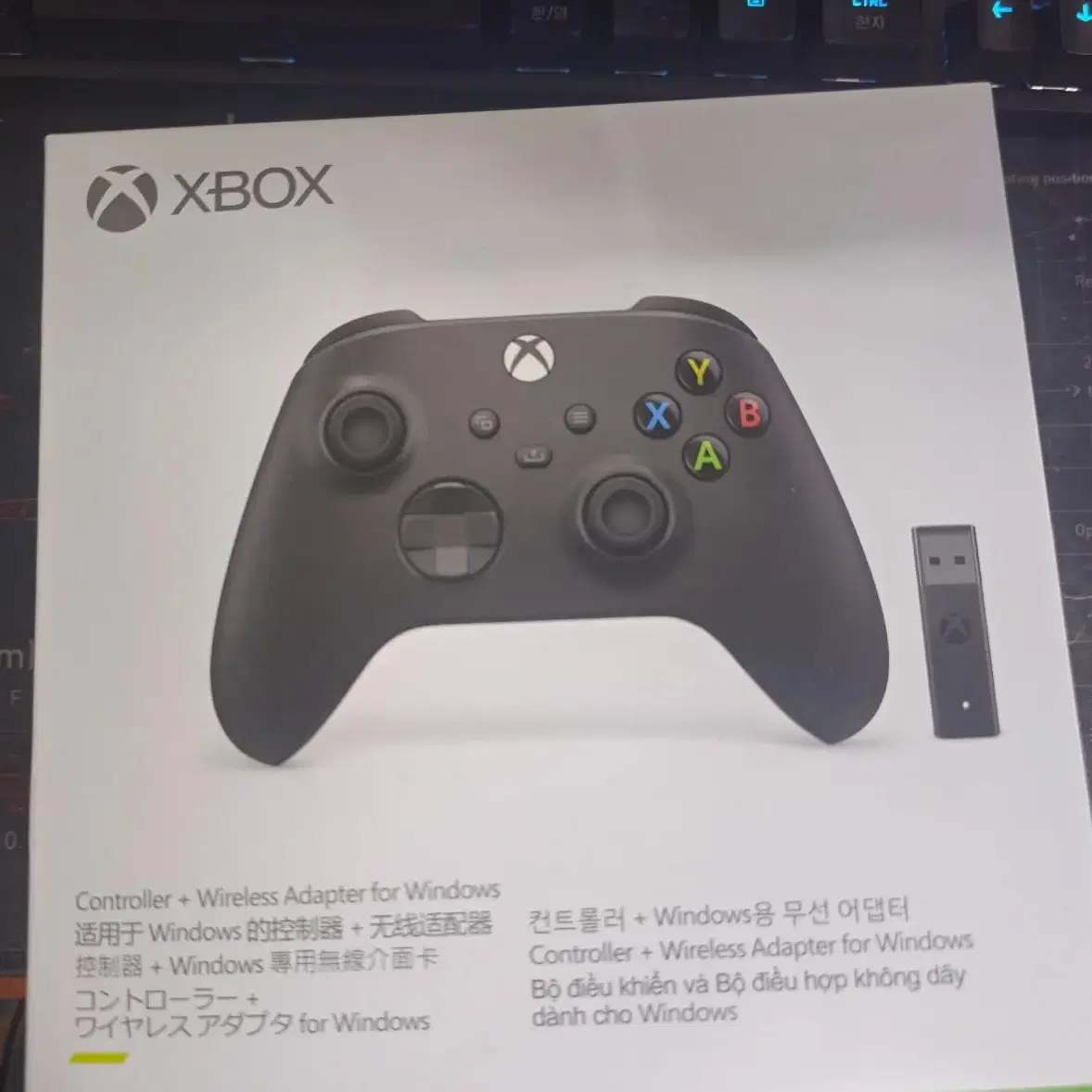 xbox엑스박스 4세대 패드 + 리시버 + 거치대 + 배터리 (전부정품)