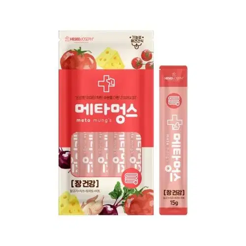 메타멍스 강아지 츄르 간식 15g x 5개입 관절 눈 면역력 장 체중건강