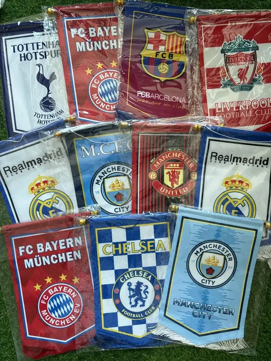 New Tottenham Man U Man City Pennant Flag