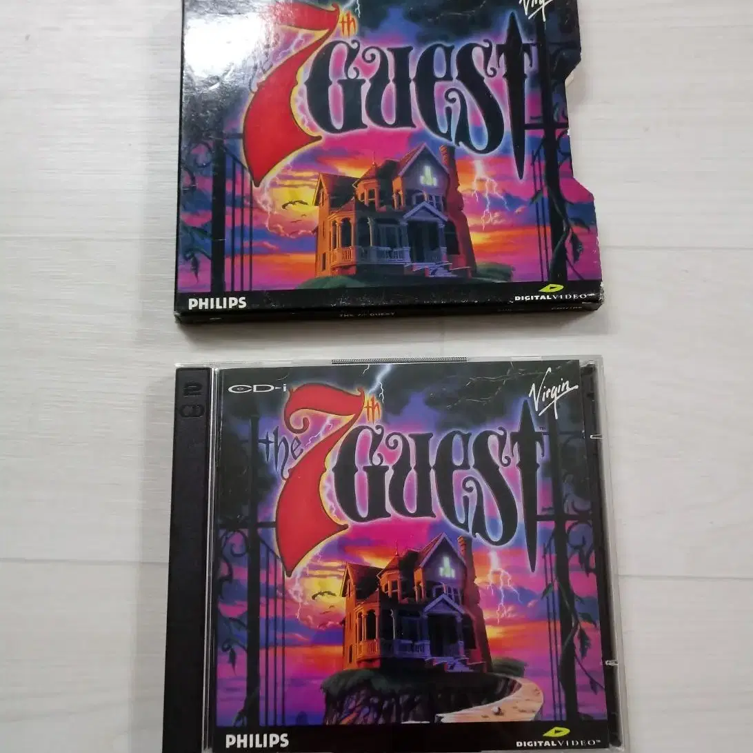 고전 공포 PC 게임 CD-I 7번째 손님(The 7th Guest)