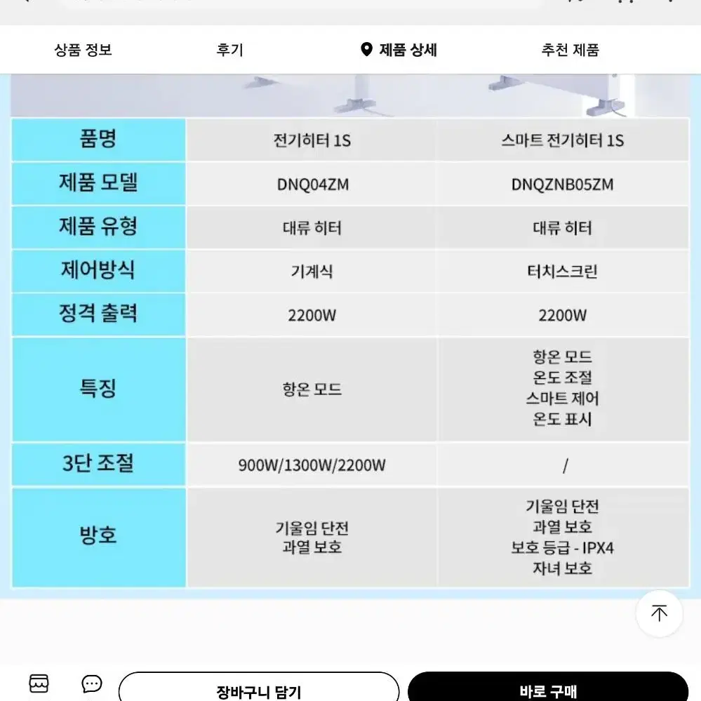 스마트온풍기.전기히터