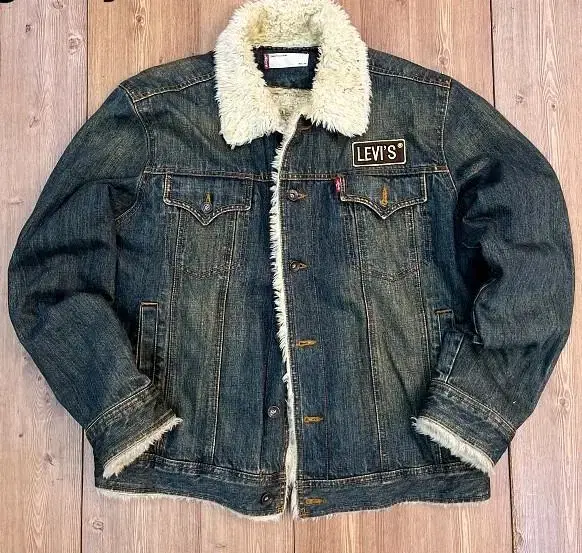 Levi's Jeans Jacket Levi's Sherpa Denim Tracker Jacket 100/L