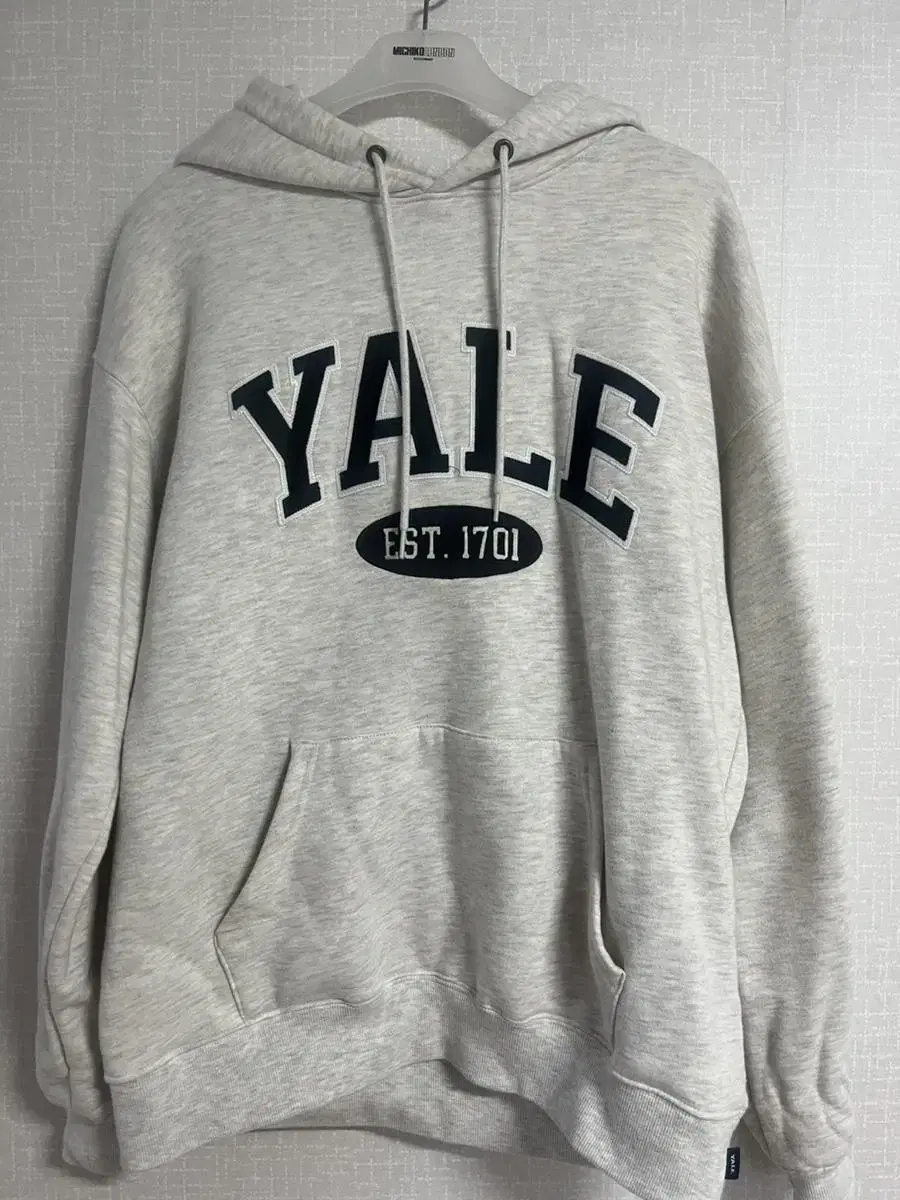 예일 후드티 아이보리 YALE 후드티