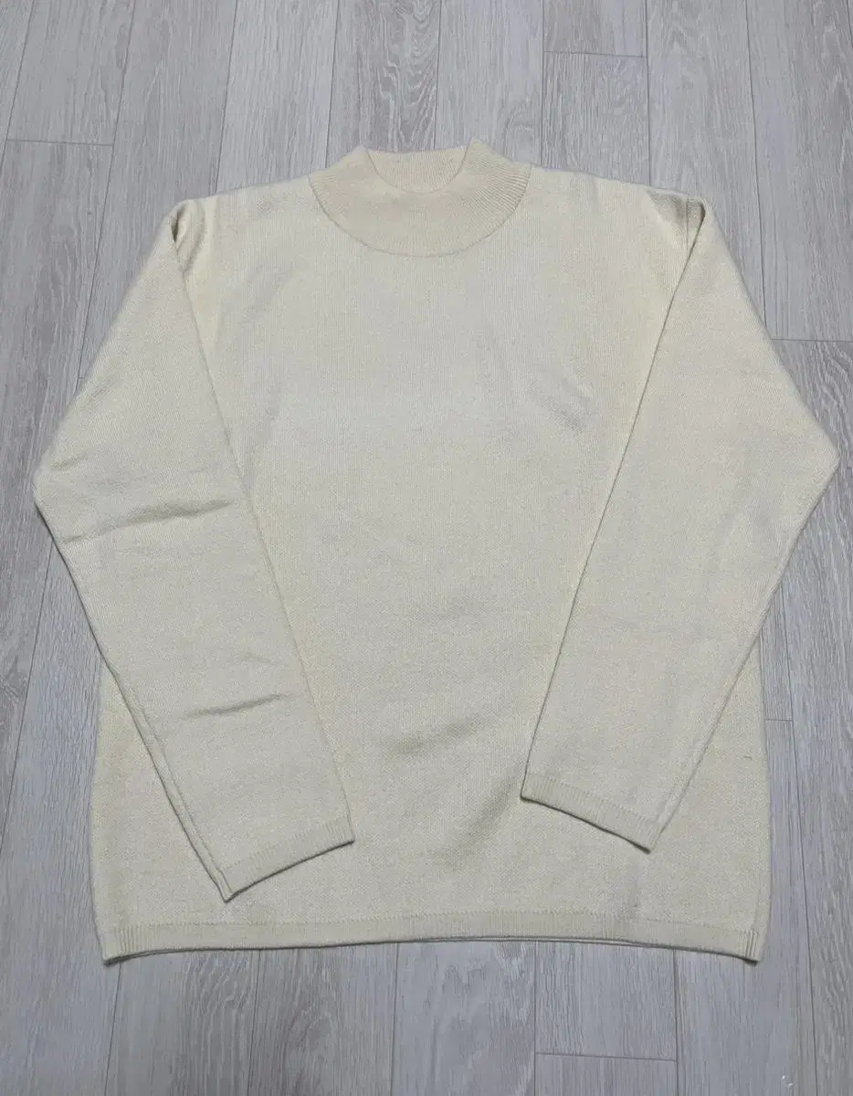 [M] Coeur Cashmere Mock Neck Knit Cream