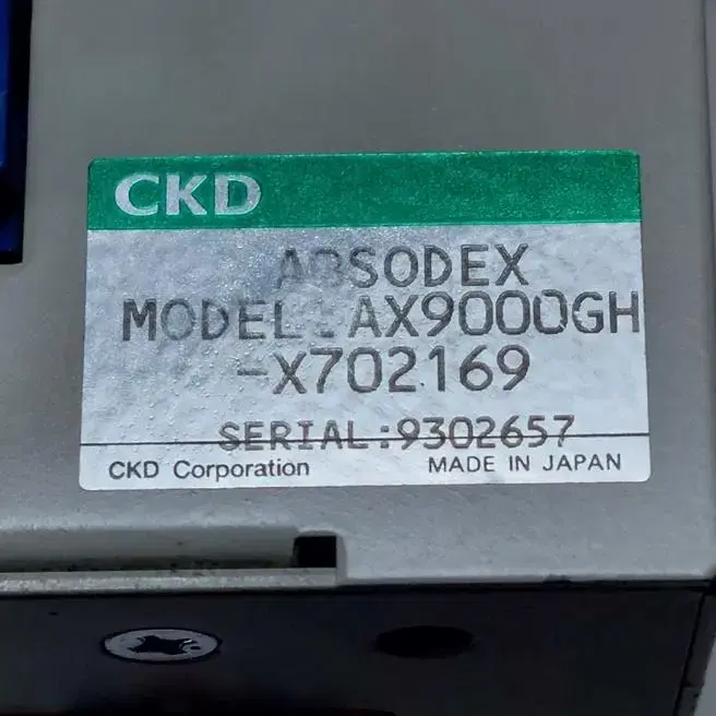 CKD ABSODEX AX9000GH-X702169 AX9000TH-U0