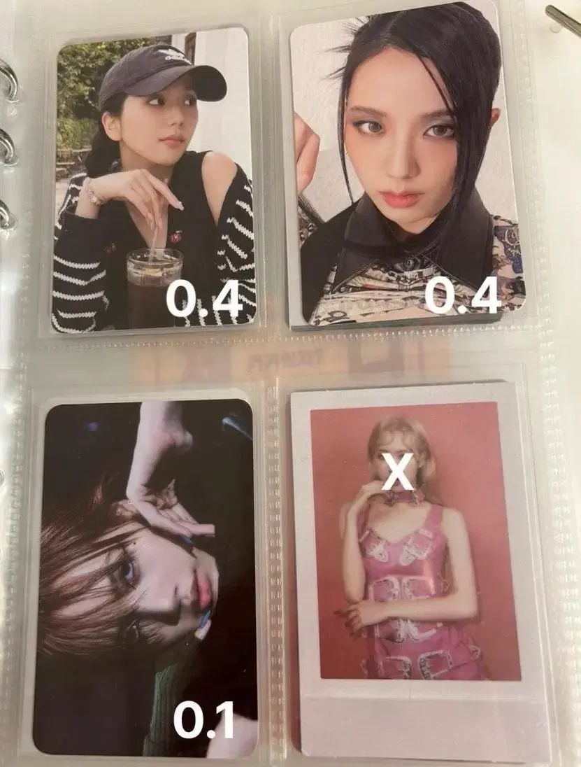 Black Pink BonePinkPhotocard