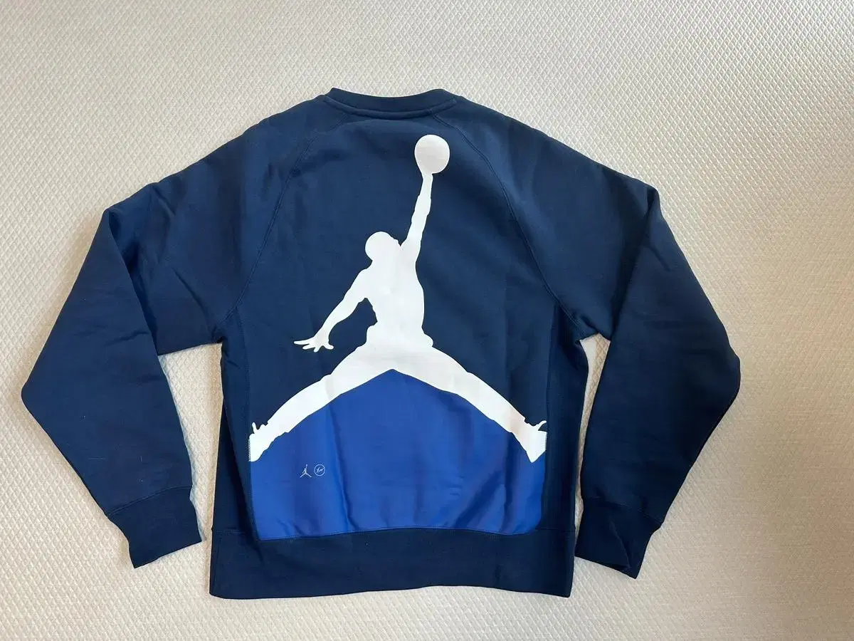 Jordan x Fragment Crew Neck Sweatshirt Navy - Asia