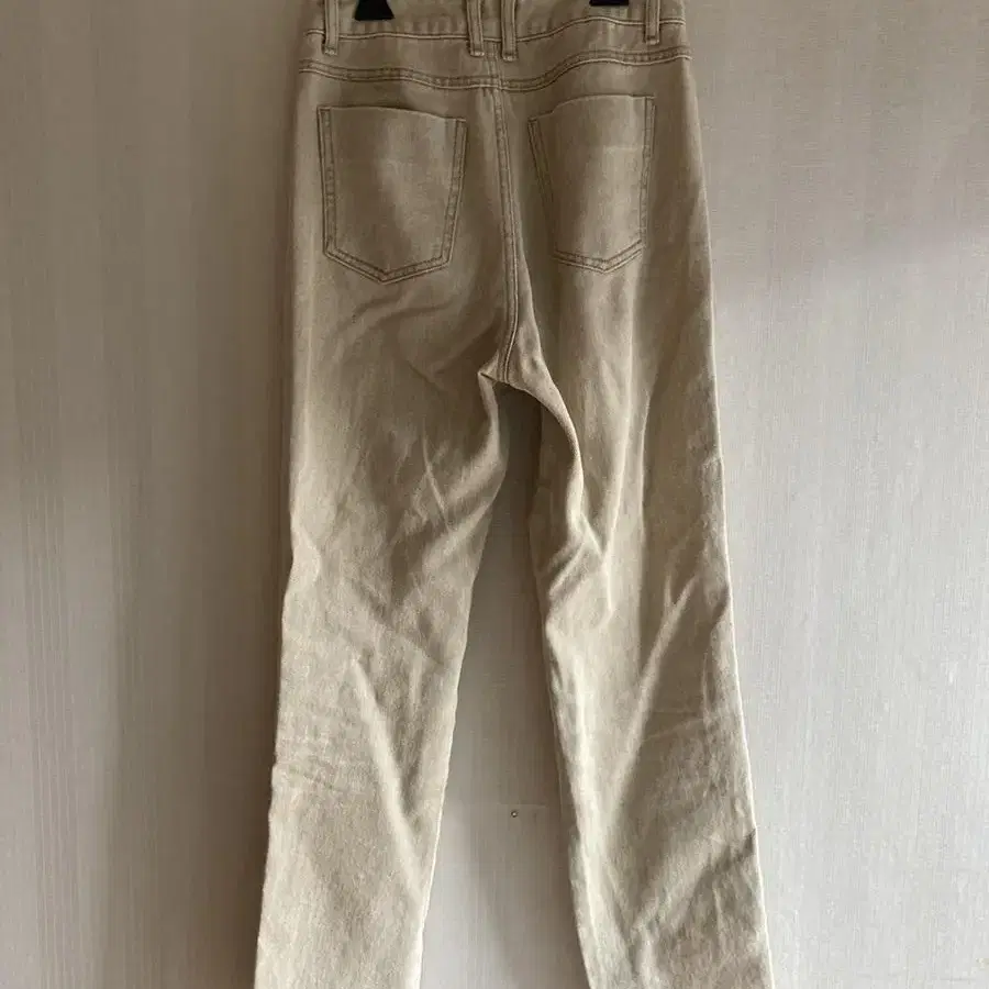 렉스핑거마르쉐 straigt garment dyed jeans s