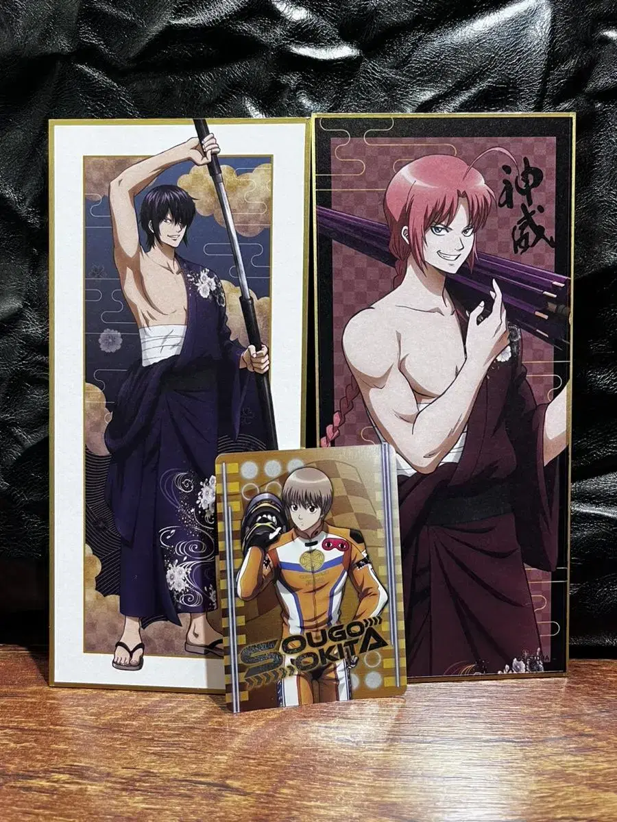 Gintama Stand Color Paper/ kard is for sale! [Shinsuke, Kamui, Sogo].