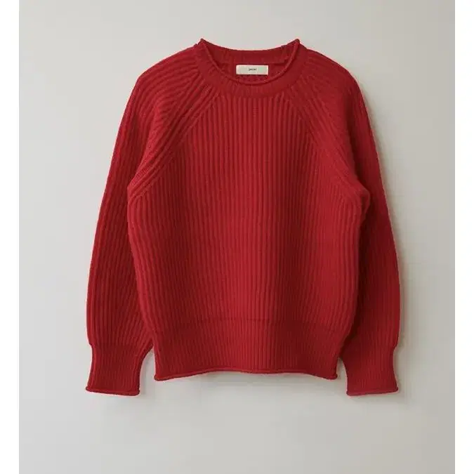 페세스 peces Full Cardigan Stitch Knit (Red