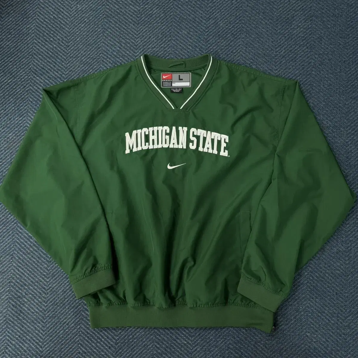 Nike Vintage Michigan State Whitecaps Warm-Up Windbreaker Jacket L