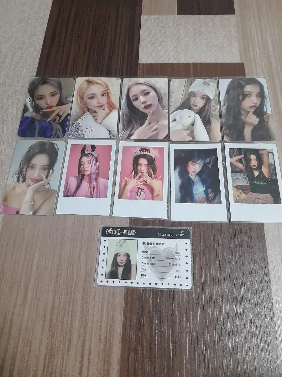 Women idle Photo Card polaroid ID Card