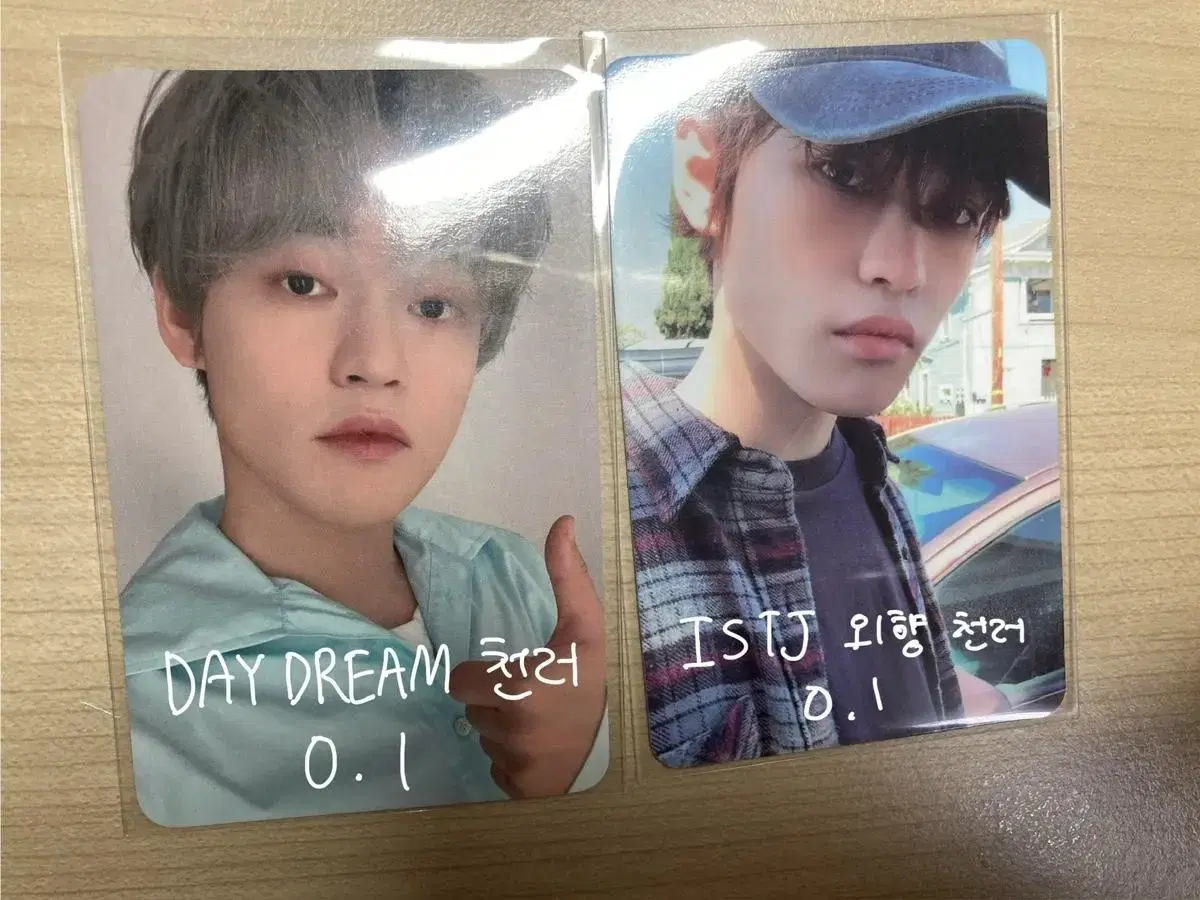 NCT Dream chenle photocard Dey Dream ISTJ Extroverted