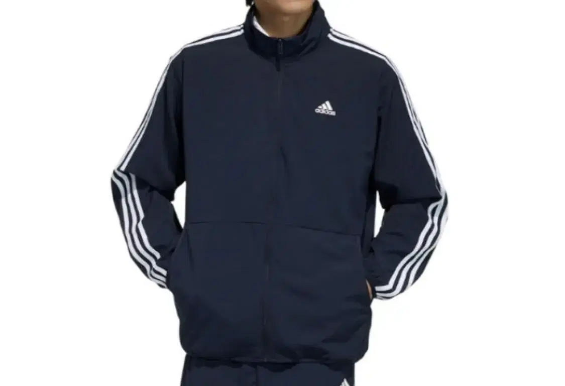 Adidas Navy Windbreaker Track Top