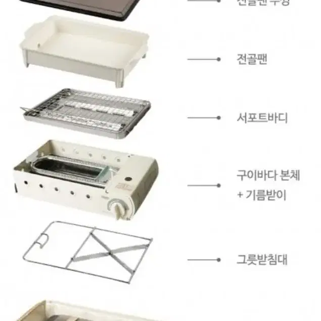 [새삥]  구이바다 세라믹 아이보리 에디션 세트