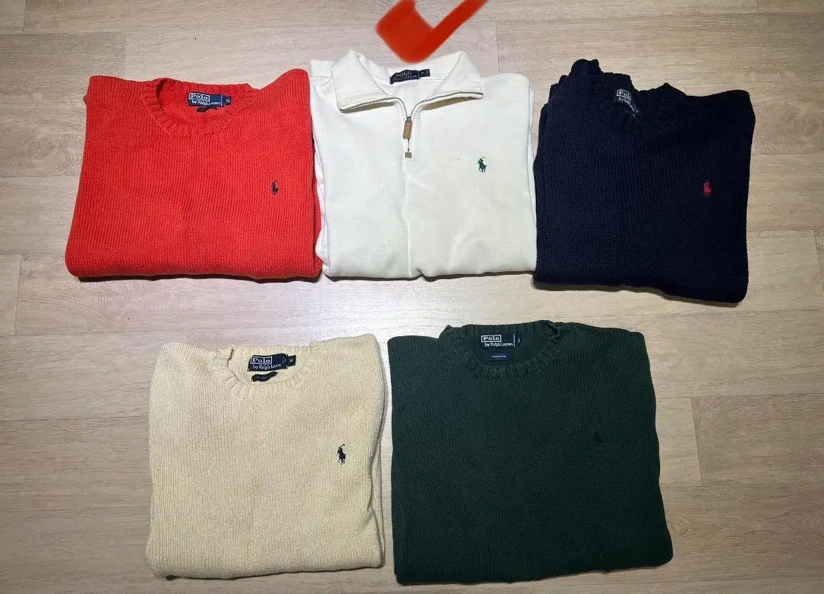 (Rare) Polo Ralph Lauren Basic Pony White Zip-Up Knit