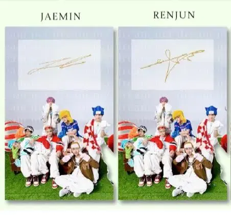 NCT Dream signature Jeon Chas (Jaemin, Renjun)