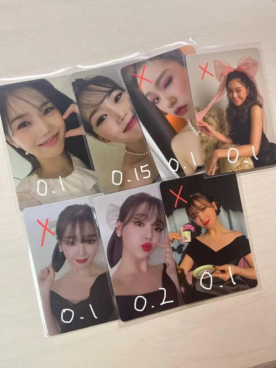 oh my girl real love hyojung mimi seunghee album photocard