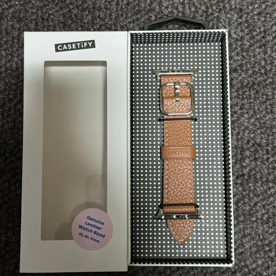 케이스티파이 애플워치 스트랩 Leather Band 38mm/40mm/4