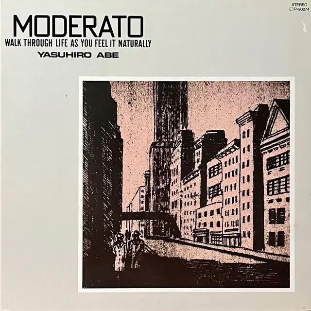 시티팝LP 아베 야스히로 Yasuhiro Abe -Moderato