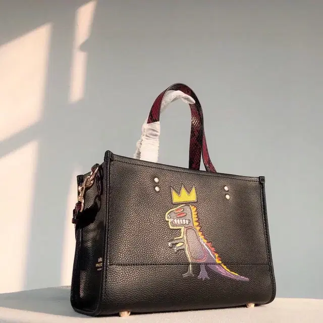 코치 COACH X 장 미셸 바스키아 뎀프시 캐리올 토트백 C5661 블