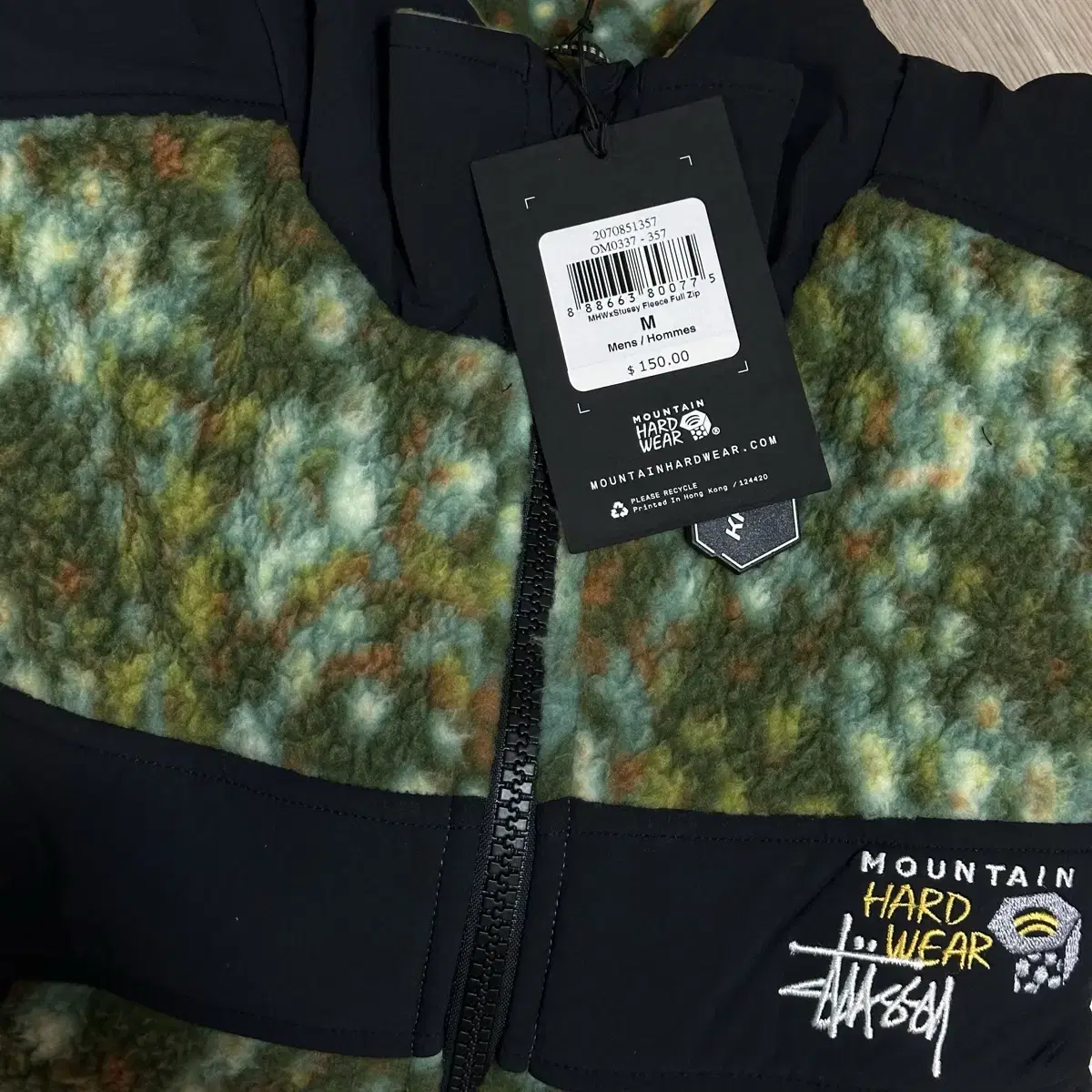 Mountain Hardwear Stussy Fleece Jacket Size M