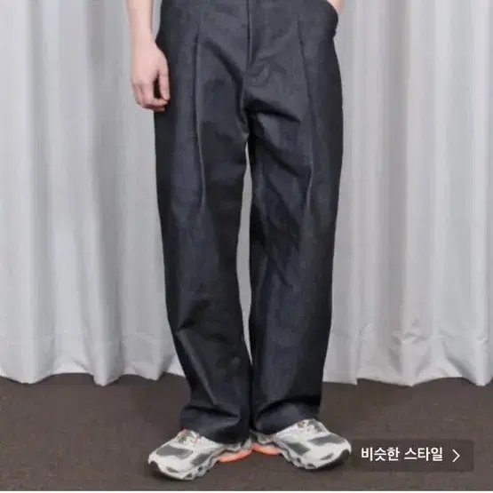 제로 핀턱 데님팬츠 m Clean Deep One Tuck Denim P