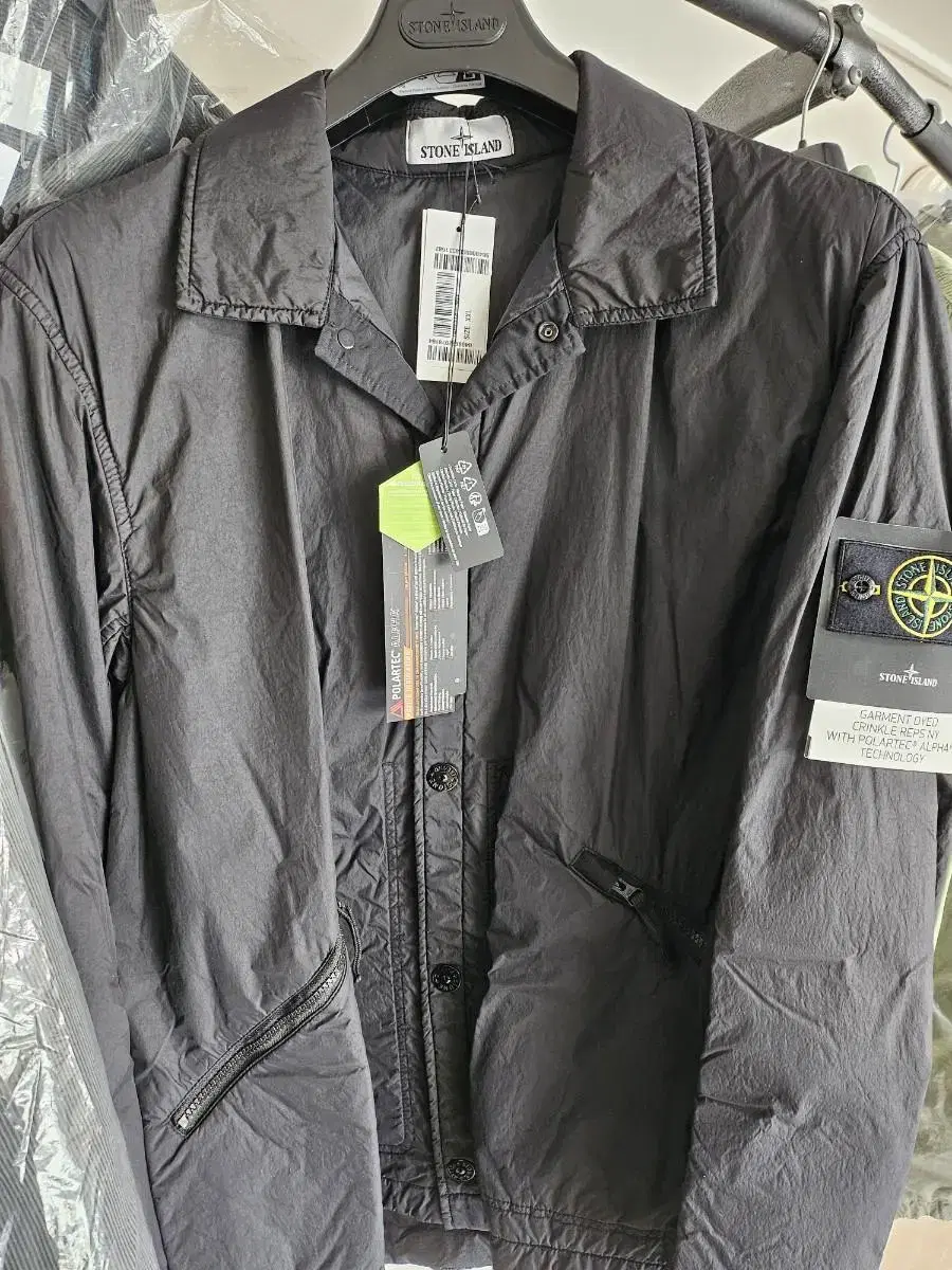 Stone Island 23ss Men's Waffen Patch Shirt Jacket XXL