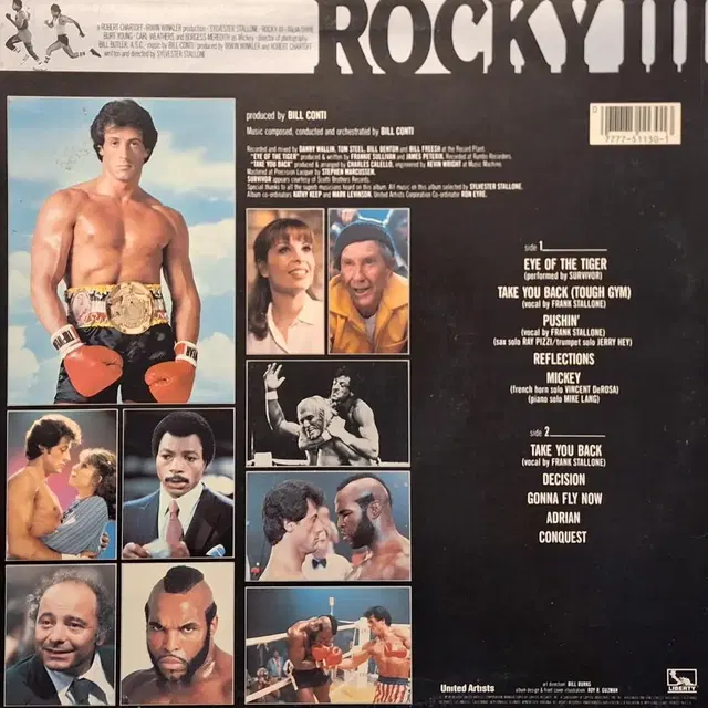 OST/미국원반/Rocky III LP