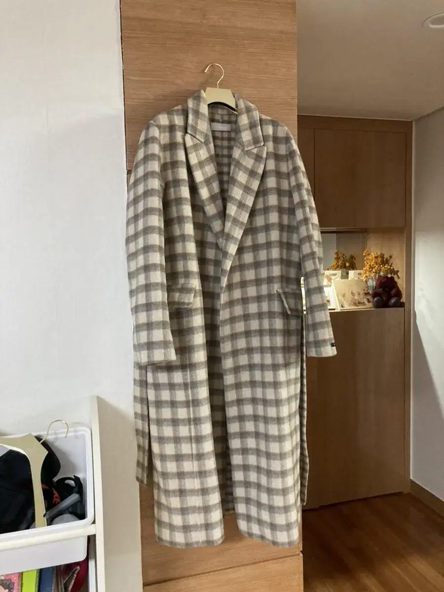 Chalk Handmade Long Coat Wool90