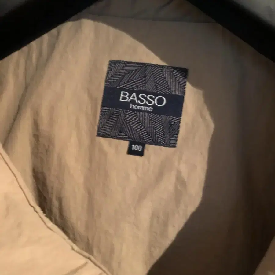 미착용)BASSO 남성 후드사파리자켓