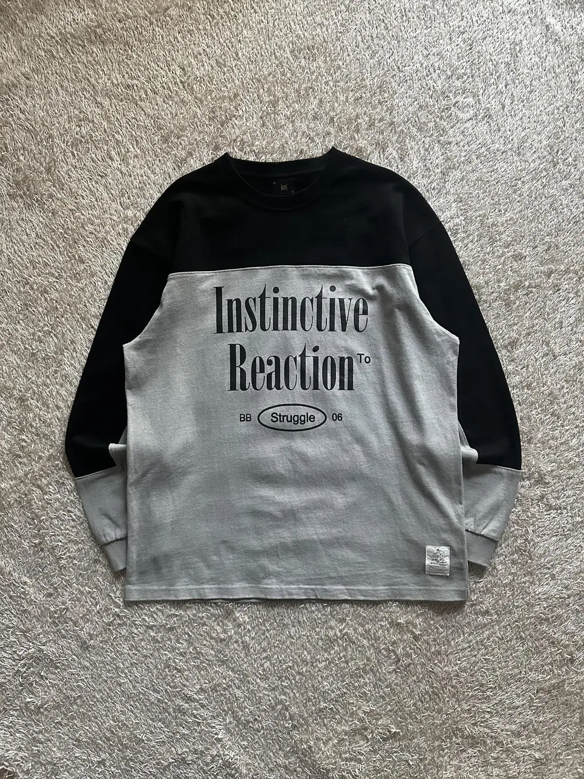 [XL] BROWN BREATH STRUGGLE Long Sleeve