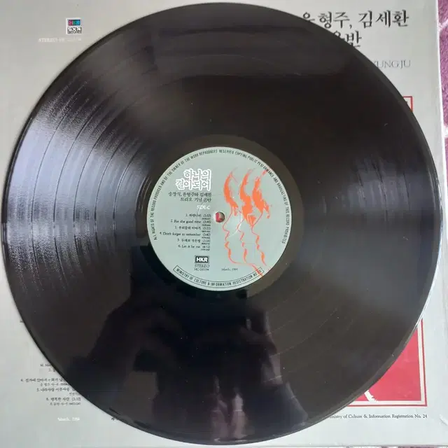 Lp중고 송창식, 윤형주, 김세환 트리오 기념 2Lp 음반 판매합니다.