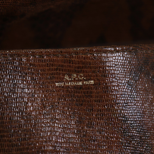 A.P.C. 아페쎄 레더 백 22052539