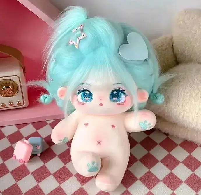 Shamanic Doll Clotheso 20cm Blue HairAttribute Doll