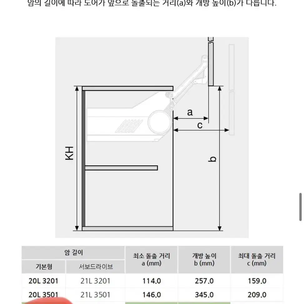 블룸 아벤토스 HL / 상부장 리프트 업 키큰장 도어 블럼 blum