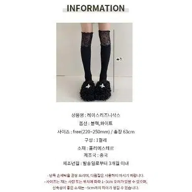 레이스리즈니삭스 반스타킹 시스루 여성 프릴 양말