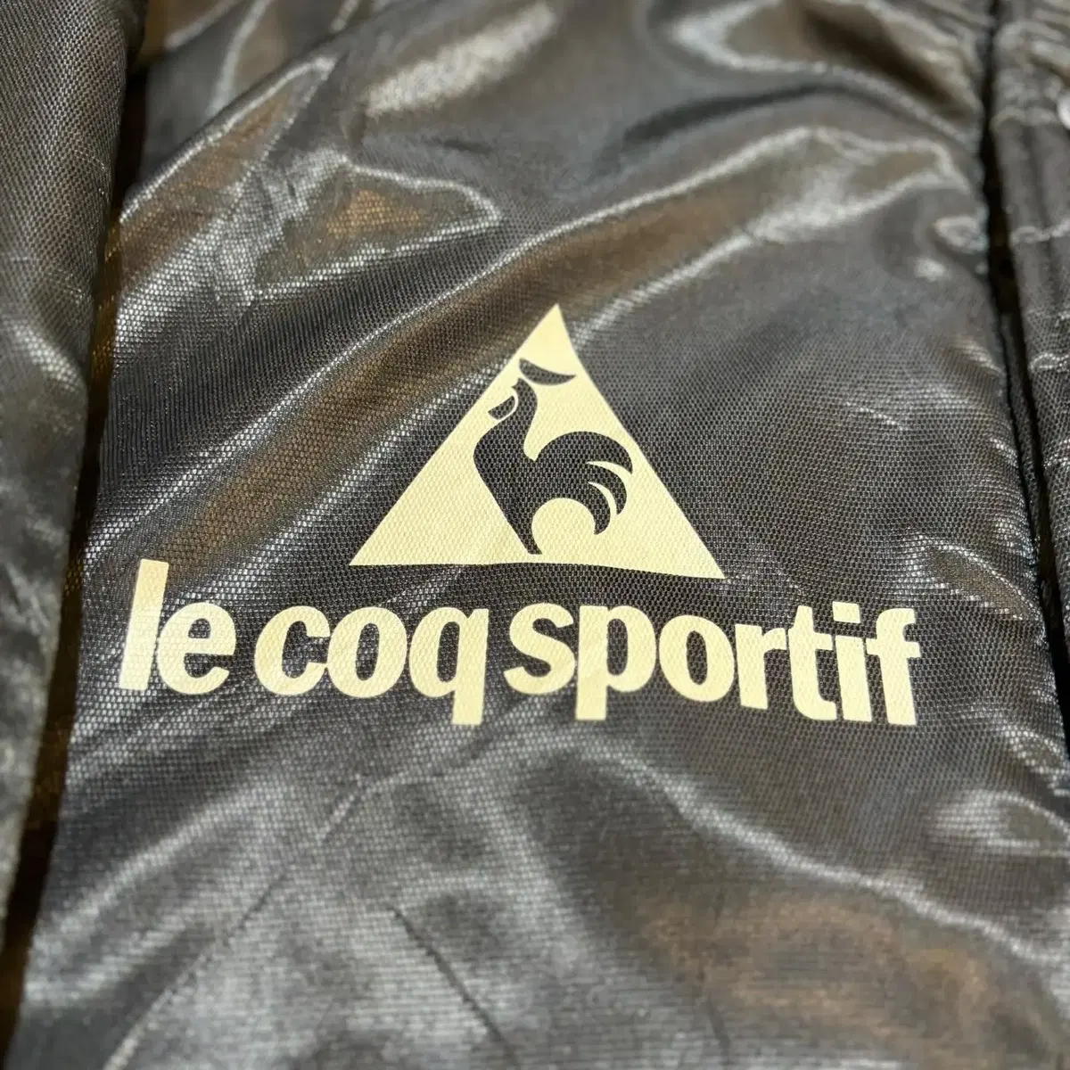 (No.9) le coq sportif 르꼬끄 블랙 후드 돕바 롱패딩