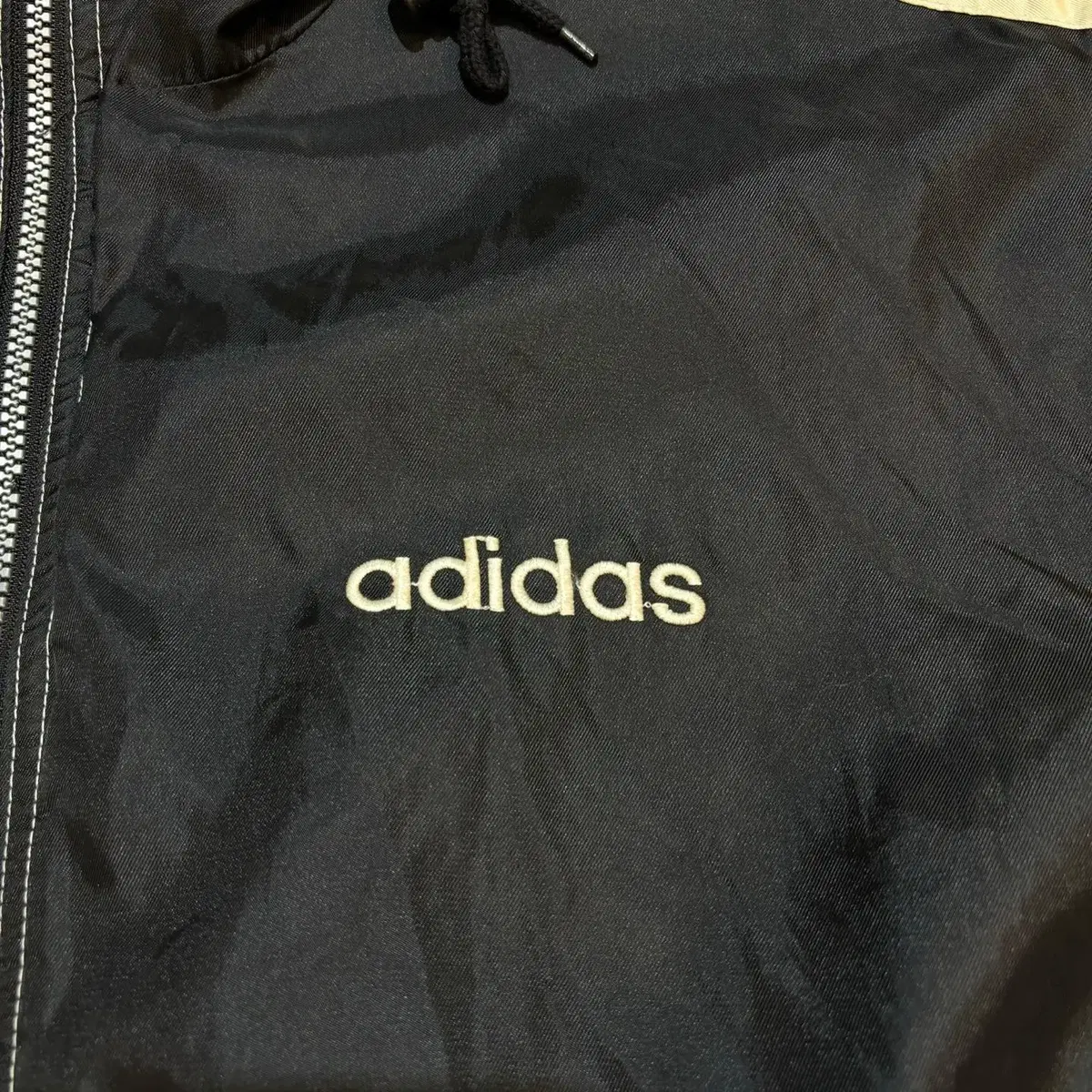 (No.9) Adidas 아디다스 블랙 스티치 포인트 후드 돕바 롱패딩