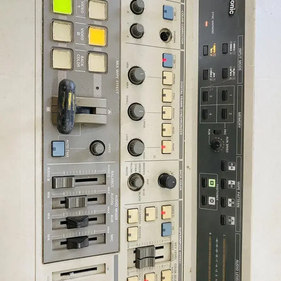 panasonic mixer wj-mx 12 (2대), jvc 850u