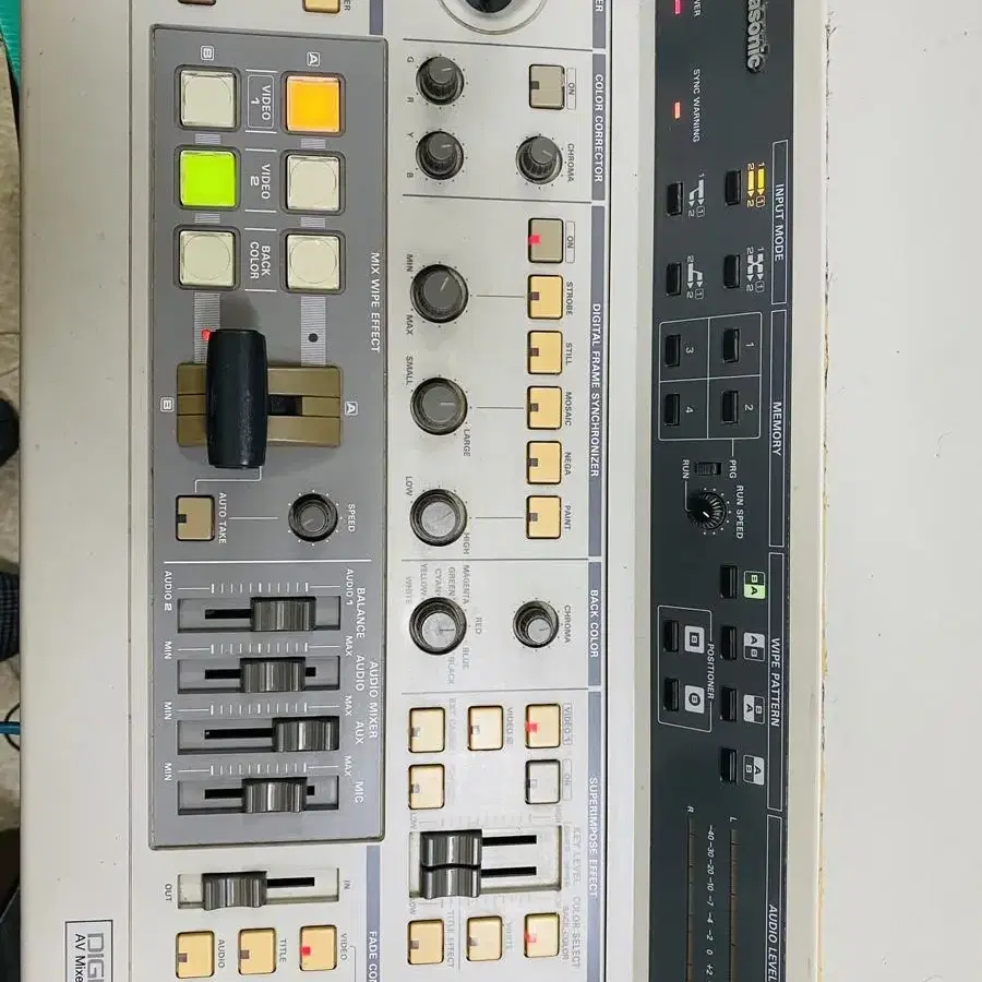 panasonic mixer wj-mx 12 (2대), jvc 850u