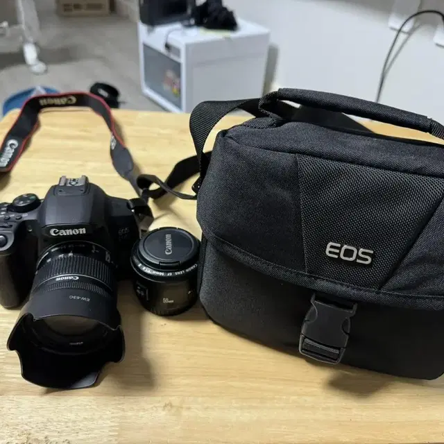 Canon eos 850d 렌즈포함 (18-55,50)