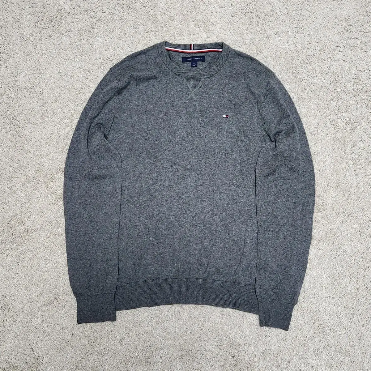 Tommy Crewneck Cotton Knit M