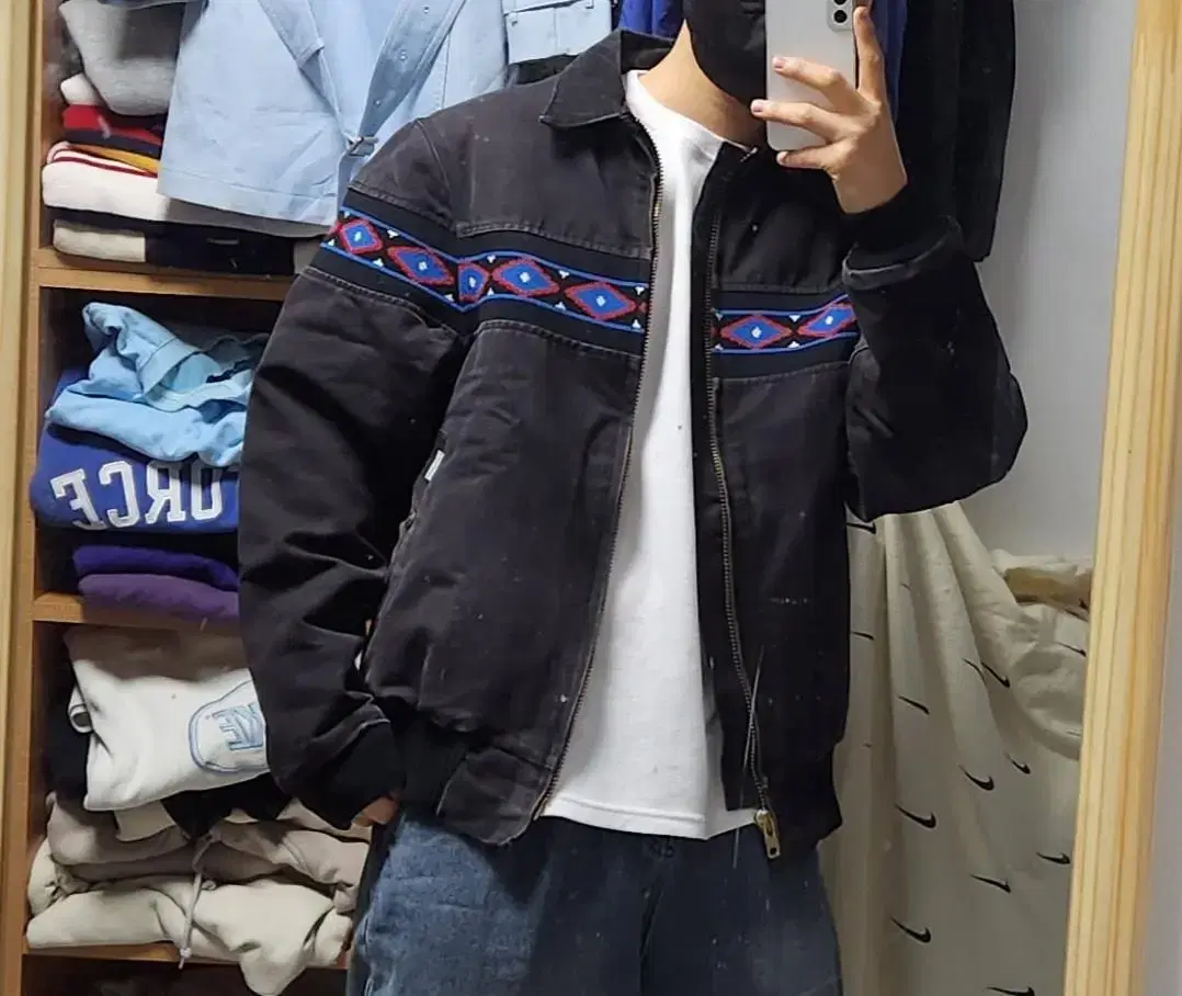 Calhart Navajo Pattern Old School kara Jacket