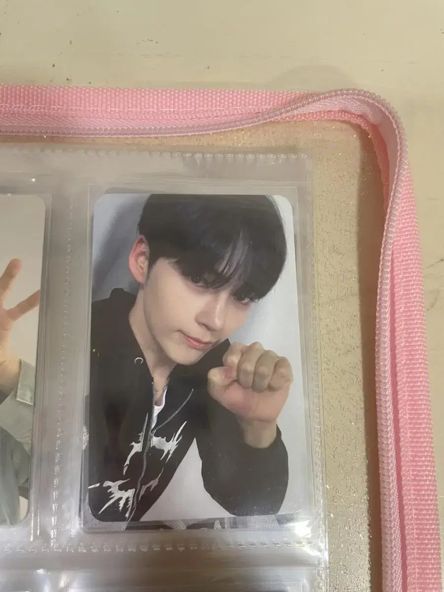 zb1 sung hanbin apple music cat's hand photocard