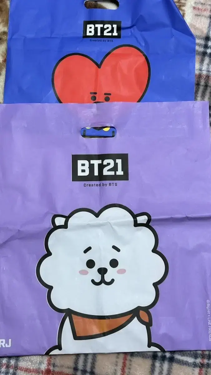 BT21 Plastic Shopping Bag