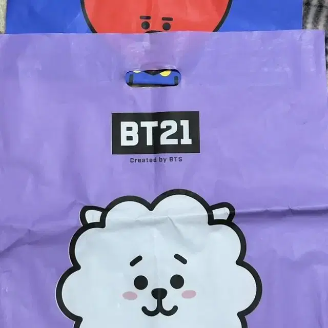 BT21 비닐쇼핑백