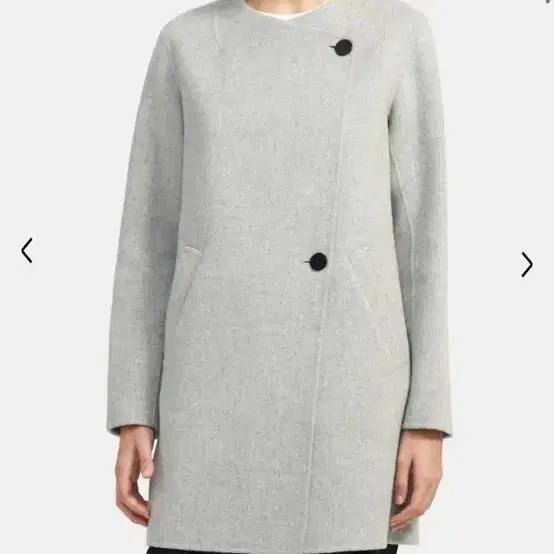 띠어리 니마코트 Nyma Coat in Double-Face Wool