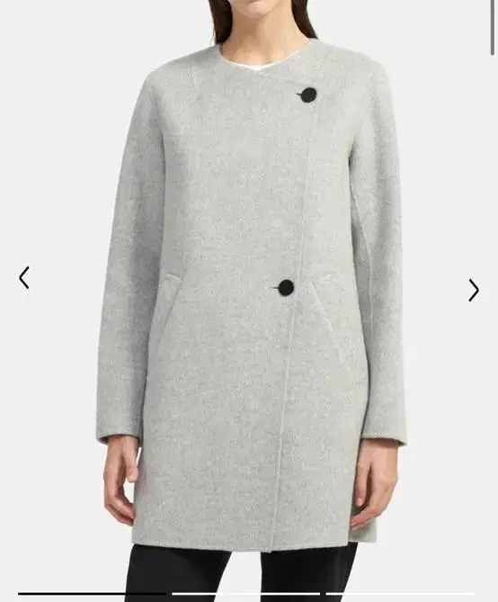 띠어리 니마코트 Nyma Coat in Double-Face Wool